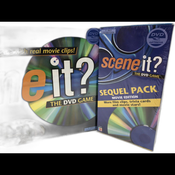 Scene It ? The DVD Board Game Movie Trivia Game & Sequel Pack New - Picture 2 of 7